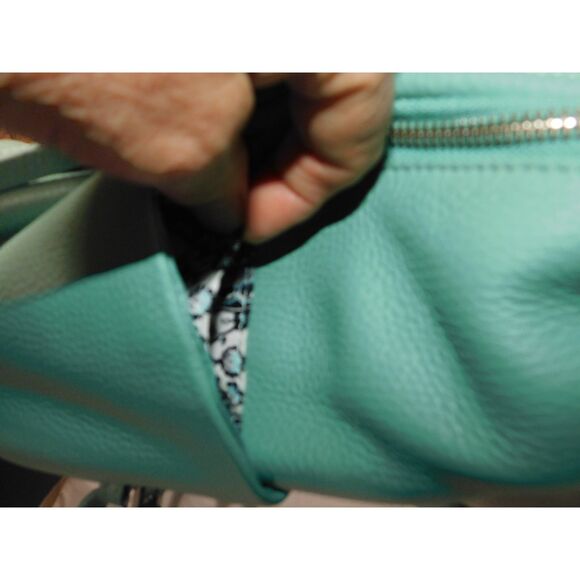 Vera Bradley Small Backpack Genuine Leather Carryall Backpack Light Green main image 5
